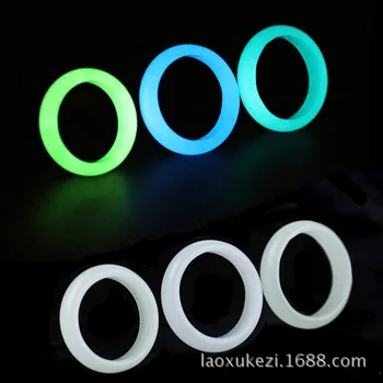 2020 mados žiedas šviesos fosforo kelių spalvų žiedas šviečia tamsoje žiedas 3 spalvos pasirinktinai papuošalai
