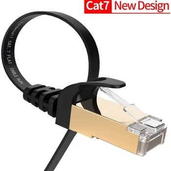 Kačių 7 Ekranuoti Ethernet RJ45 Tinklo Kabelis Cat7 Butas Ethernet Pleistras Kabeliai, Modemas, Router, LAN, PC 1m 2m 3m 5m 10m, 20m 30m