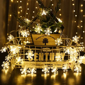 Snaigės LED Šviesos Kalėdų Dekoracijas Namuose Kabo Girliandą Kalėdų Eglutės Puošimas Ornamentais 2020 Navidad Kalėdų Dovana Naujųjų Metų