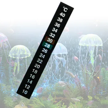 Akvariumo Žuvų Bakas Matavimo Termometru 10-40℃ Stiklo Klijuojamas Lipdukas Temperatūra Butas Termometro Matavimo Mašina