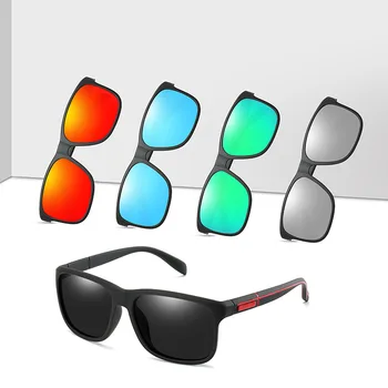 ZXWLYXGX Prekės Dizaineris Naujas Mados Poliarizuoti Akiniai nuo saulės Vyrams Aikštėje Rėmo Vyras Saulės Akiniai žvejybos Vairavimo Saulės Akiniai UV400