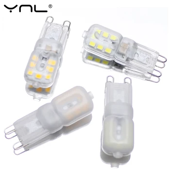 YNL Bombillas G9 Led lempa 3W 220V Led lemputė SMD 2835 14leds G9 šviesos Pakeisti 30w halogeninę lampada led šviesos Prožektorius