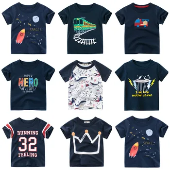 Kūdikių Berniukų Marškiniai 2020 Naujų Vaikinų Vasaros Tshirts Vaikams, Cartoon marškinėliai Vaikams t marškinėliai Berniukams trumpomis Rankovėmis Berniukams Medvilnės Marškinėliai