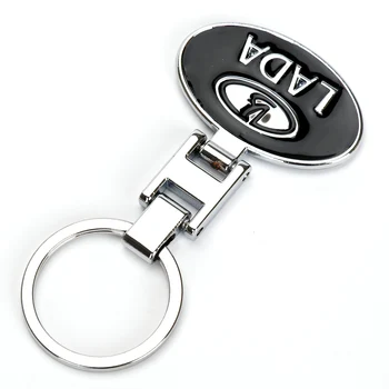 Automobilių KeyChain Metalo Emblema Juodas Raudonas Ženklelis paketų prižiūrėtojų raktinę LENKTYNIŲ 
