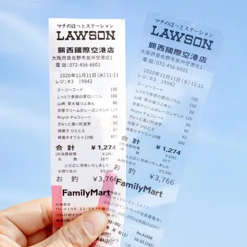 JIANWU 3PCS ilgai juostelės Mažosioms bilietų printer series PET+washi popieriaus+rašymas ant popierinės sąskaitos leidinys 