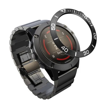 Garmin Fenix 3 / Fenix3 HR Žiūrėti Bezel Žiedas Klijais Padengti Atveju Nerūdijančio Plieno Smart watch priedai Raštas Rėmelį