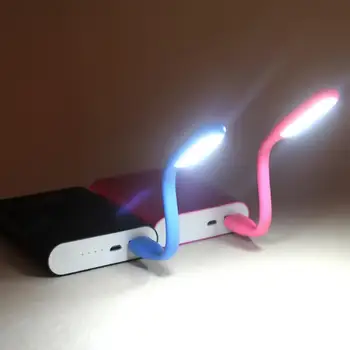 1pc USB LED Knyga, Šviesa, Lankstus, Sulankstomas LED USB Lempa naktinė lempa Galios Bankas Kompiuteris Notebook Laptop Knygos Šviesa
