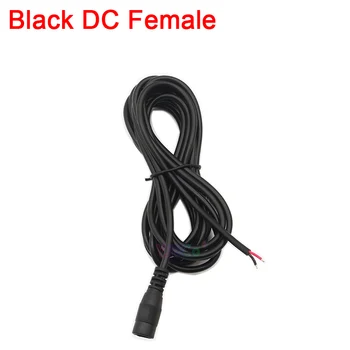 0,5 m 1m 2m 3m 5m 5.5 X 2.1 mm nuolatinės SROVĖS kabelio jungtis, DC Kištuką su plėtiniu vielos DC moterų ir Vyrų Jack adapteris