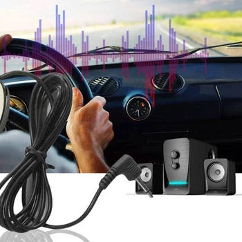 1pc laisvų Rankų Mikrofonas laisvų Rankų Skambučių Laidinio Išorės Automobilis Bluetooth Mikrofonas, DVD, Radijo, GPS Išorės 50 Hz-20 kHz Profesinės 3.5 mm