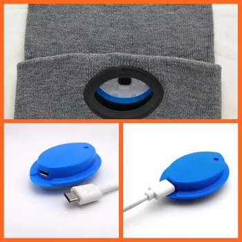 LED Megzti Skrybėlę USB Įkrovimo 6 Spalvos lengvas Skrybėlę Išlaikyti šiltas Rankas Nemokamai Žibintuvėlis Nešiojamas Žibintas Bžūp Vėjo Įranga