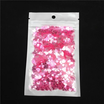 Rose Kristalų 3mm, 4mm 6mm Multi Dydis 3000pcs Meilės Širdies Formos Prarasti Blizgančiais Paillettes Nails Art,vestuvių dekoravimas konfeti