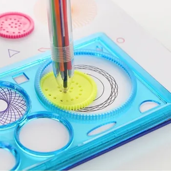 Vaikų Piešimo Įrankiai Spirograph Piešimo žaislai nustatyti Blokavimo Įrankių & Ratų Priedai Kūrybos Švietimo Žaislas Vaikams