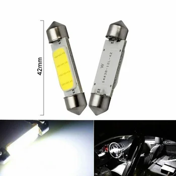2 x LED lemputės, C5W, C10W ,31mm 36mm 39mm 41mm SMD vidinis MaleteroBblanco Frio Canbus 6500k