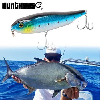Hunthouse TRIGYA pieštuku žvejybos masalas 80&95mm 7.5&14g plūduriuojantis fencil masalas viršų vandens jaukai, skirti žvejybos lydeka, ešerys žuvys