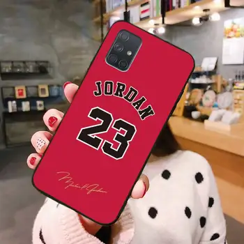 Krepšinio Jordanija 23 Telefono dėklas Samsung Galaxy A21S A01 A11 A31 A81 A10 A20E A30 A40 A50 A70 A80 A71 A51