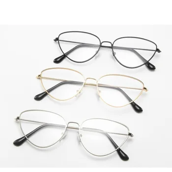 2020 Cat Eye akiniai, Rėmeliai Moterų Mados Aišku, akinių Lęšių Trumparegystė Optiniai Akinių Rėmeliai oculos feminino occhiali da donna vista