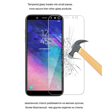 2.5 D Grūdinto Stiklo Samsung Galaxy A6 2018 / A6 Plius 2018 Apsauginis Stiklas Screen Protector For Samsung A6 2018 Stiklo