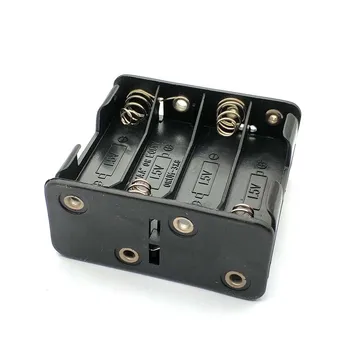 8AA 12V Baterija Įrašą Lizdas Laikymo Dėžutė Turėtojas Atveju 8*AA Baterijos Kamino Su 9V Akimirksniu Jungtis