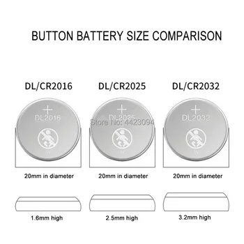 2vnt originalus cr 2032 nauja baterija DURACELL cr2032 3v mygtuką ląstelių monetos baterijas žiūrėti kompiuterio Žaislas