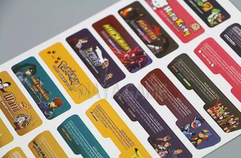 Klientų Dizainas Nintendo Gameboy Anksto, Etiketė, Lipdukas Lable Už GBA Konsolę Atgal Žymeklį 28pcs/partija=1sets