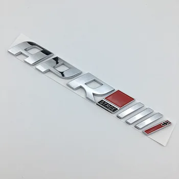 1X 3D ABS plastiko Auto Automobilis APR Etapas /// + Emblema Uodegos Pusėje Lipdukas Ženklelis stiliaus Lipdukai Golfo Tiguan S3, S5 S6 TTS RS7