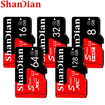 Naujausias Išmaniųjų sd kortele 8GB 16GB 32GB 64GB 128 GB SDXC/SDHC class 10 Flash 