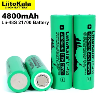 1-12Pcs LiitoKala Lii-48S), 3,7 V 4800mAh, li-lon Akumuliatorius 9.6 galia 2C Normų Įvykdymo trijų komponentų ličio baterijos