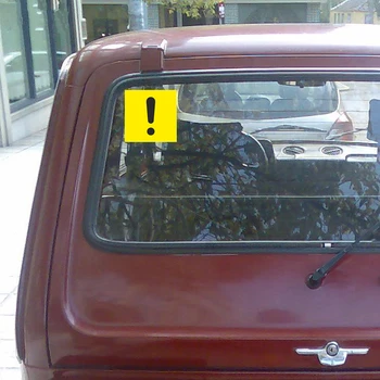 CK2004#15*15cm ženklas, kad pradedantysis vairuotojas GOST automobilių lipdukas full decal spausdinti PVC automobilį auto lipdukai automobilių