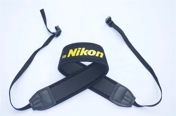 SLR Fotoaparatas Kaklo, Pečių Juodas Diržas Lankstus Fotoaparato Dirželis Sony DSLR Canon Nikon 
