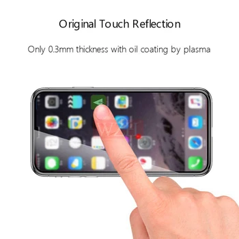 Visiškai Padengti Grūdinto Stiklo iPhone 11 Pro Max Screen Protector, iPhone Stiklo X XS Max XR 6 6s 7 8 Plius Apsauginis Stiklas
