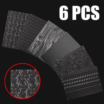 6Pcs Bakeware Tekstūros Lapas Nustatyti Skaidrios Tekstūros, Mat Pyragas, Pelėsių, 