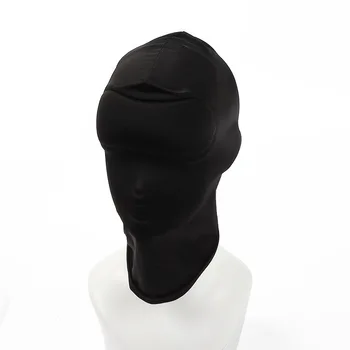 Suaugusiųjų Sekso žaislai, Minkštos Galvos Kaukė BDSM Poroms SM Nelaisvėje Seksualus galvos Apdangalai Erotiniai Žaislai Juodas Vergas Tvirtinimo Hood