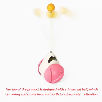 Smart Katė Žaislas su ratukais, Mechaninė Patalpų Naudotis kačių žaislai interaktyvus Lrregular Sukasi Režimas Juokinga ne nuobodu katė prekes