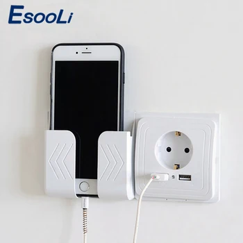 EsooLi Dvigubas USB ir Elektrinis Sieninis USB Lizdas, Įkroviklis adapteris ES lizdas, jungiklis 2A Power įkrovimo dokas