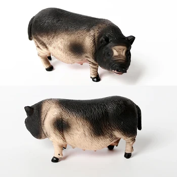 Imituojamas Ūkyje Naminių Gyvulių Kiaulių Paršavedžių Šeimos nustatyti Modelis statulėlės namų dekoro Veiksmų Skaičiai Mielas Švietimo Amatų Žaislai