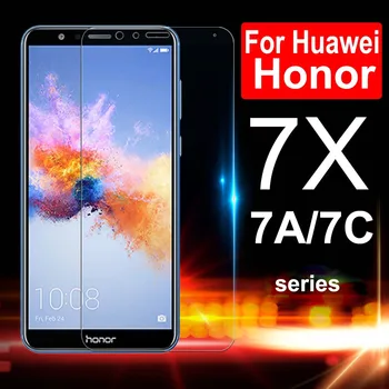 Apsauginis Stiklas Garbę 7x Už Huawei 7a 7c Pro Grūdintas Stiklas Huawey 7 X C C C C A X7 C7 ir A7 Screen Protector Dėl Honor7x Honor7a
