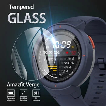 5vnt 9H Premium Grūdintas Stiklas Huami Amazfit Slenksčio Smartwatch Screen Protector, Plėvelė, Priedai Huami Amazfit Slenksčio