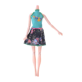 5Set/Daug Mados Dizaino Princess Lėlės Suknelė Kilnus Šalis Suknelė Lėlės Aprangą-Geriausia Dovana Mergaitė 
