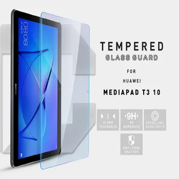 9H Grūdintas Stiklas Huawei Media Mygtukai T3 10 Screen Protector Tablet 9.7