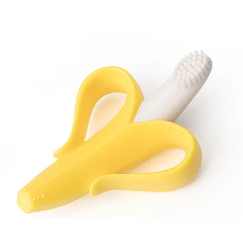 LOFCA Bananų Kūdikio Teether Saugūs Žaislai Silikono Teether BPA Free Maisto kokybės Silikono Kūdikiui Kramtyti Kramtyti Žaislas dantų šepetėlį Slaugos Dovana