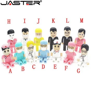 JASTER Visus stilius, Gydytojas, Slaugytoja, modeliai, USB 2.0 Flash Memory Stick Pen Drive 8GB 16GB 32GB 64GB stomatologas, USB 