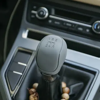 Automobilių stiliaus Visuotinę Kovą Atveju Silikono Padengti Automobilio rankinis Stabdis Pavarų Galvos Shift Knob 