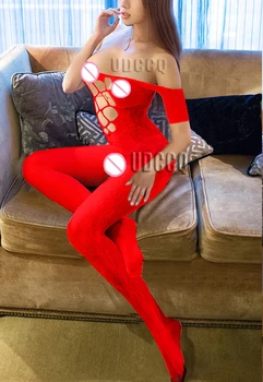 Seksualus Pižamą apatinis Trikotažas Babydoll baby doll suknelė Apatiniai Permatomas Chemises Teddies sleepwear kostiumai Crotchless 8987