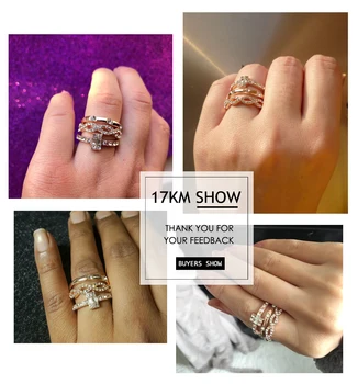 3Pcs/Mados Begalybės Žiedų Rinkinys Moterims Merginos Kristalų Twist Žiedas Porų Aukso Moterų Dalyvavimas Vestuvių Papuošalai 2019 Naujas