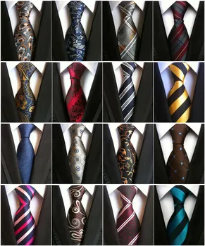 130 Stilius Klasikinis Kaklaraištis 8 Cm Žmogui Šilko Kaklaraištis Prabanga Dryžuotas Verslo Kaklo Kaklaraištis Vyrams Kostiumu Cravat Vestuves Necktie