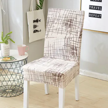 Elastinga kėdė padengti universalus dydis Užvalkalai už sofos, sėdynės Padengti Kėdės apima Valgomasis virtuvė/pokylio kėdžių dangose 1pc