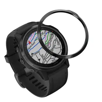 Bezel Žiedas Stilius Rėmo Atveju Garmin Fenix 6S 6S Pro safyras Smart Žiūrėti Nerūdijančio Plieno Dangtis Anti-scratch Apsauga Žiedas