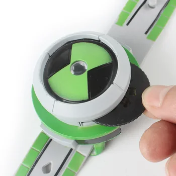 Karšto Pardavimo Žaislas BEN Vaikams Žiūrėti Omnitrix Žaislai Vaikams Projektorius Studentų Laikrodžiai Projektorius Kalėdų Gimtadienio Dovanos Bening 10