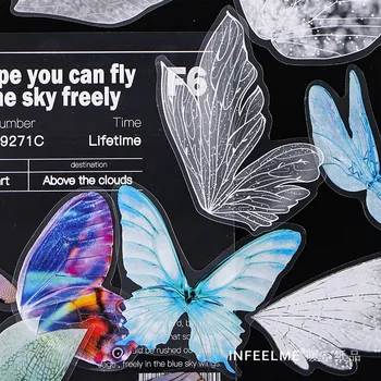 30 vnt./daug Kosminės Burbulas Serijos Dekoratyvinis Raštinės reikmenys NAMINIŲ gyvūnų Lipdukai mielas drugelis Scrapbooking 
