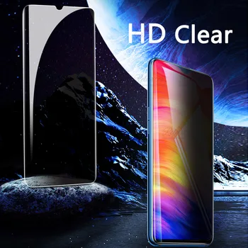 Anti-Spy Grūdintas Stiklas apie Xiaomi Mi9 lite se mi 9t cc9 cc9e Anti-Peeping screen protector, tamsinti stiklai mi 9 t 9se Filmas